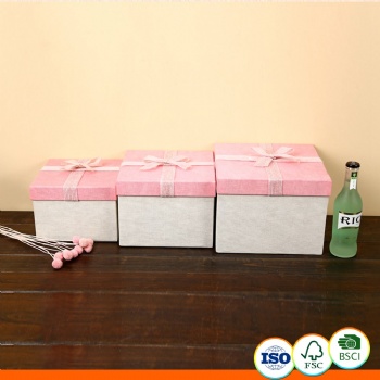  High quality rigid cardboard cake box	