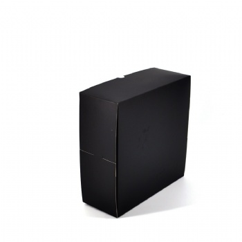  350g black art paper cake box	