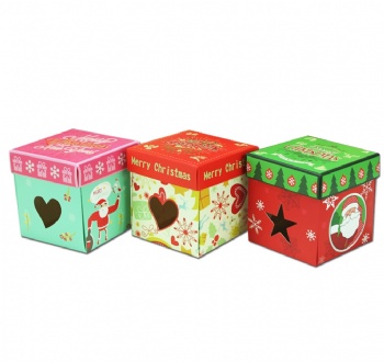  Ivory Christmas Cupcake paper box	