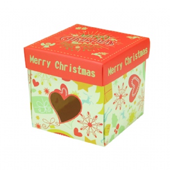  Christmas Cupcake Cardboard Rigid paper box	