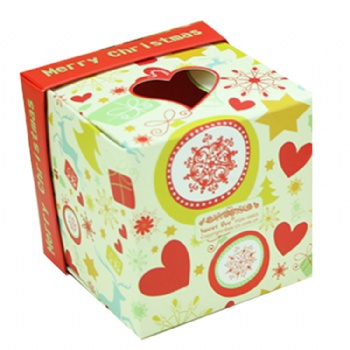  Christmas Cupcake Cardboard Rigid paper box	