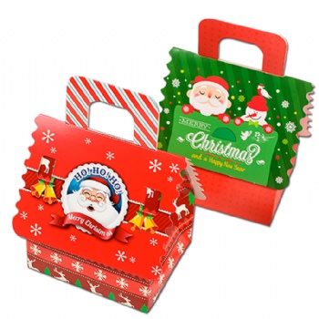  House Shape Decorative Christmas Gift Cake Box	