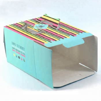  8 inch folding paper gift box for cake	