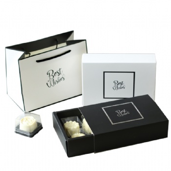  Moon cake packaging box with paper bag set	