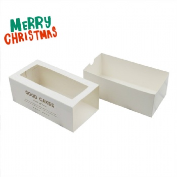  Christmas Baked Cake Roll Desert Window Drawer Box	