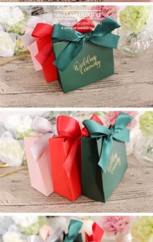  Beautiful Paper Candy Box with Ribbon	