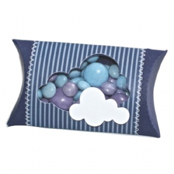  Pillow Shape Candy Paper Box With Window	