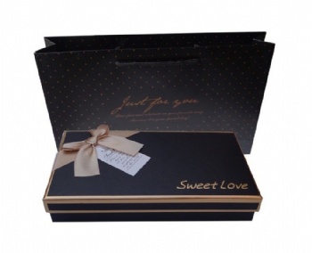  Chocolate Candy Paper Box with Insert Tray	