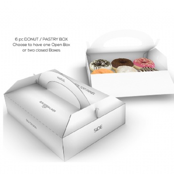  Donut Paper Box With Handle	