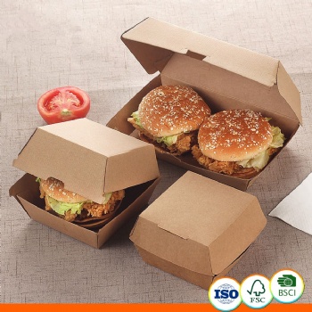 300g Food Grade Coated Paper Hamburger Box