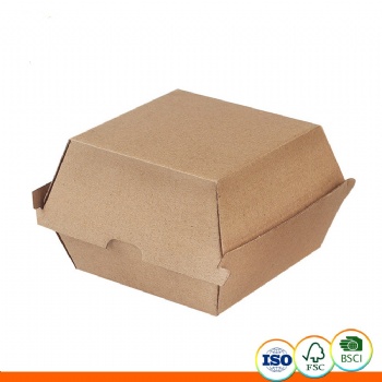  300g Food Grade Coated Paper Hamburger Box	