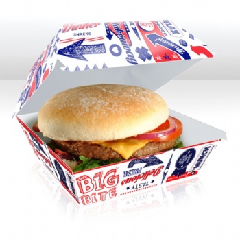  Coated Art Paper Hamburger Box	