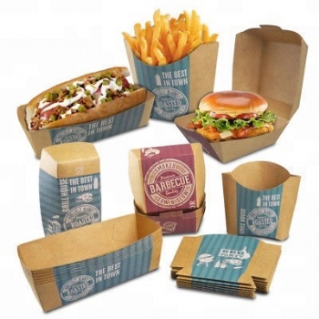 Fast Food Kraft Paper Box Set