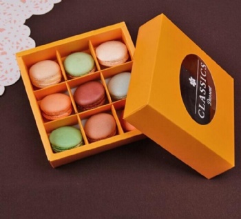  9pcs Macaroon Paper Box	