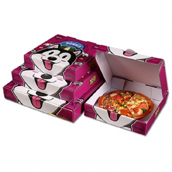 Kraft Paperboard Printed Pizza Box