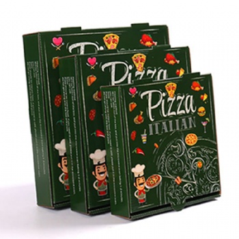  Kraft Paperboard Printed Pizza Box	