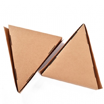  Kraft Paper Cheap Pizza Slice Box	