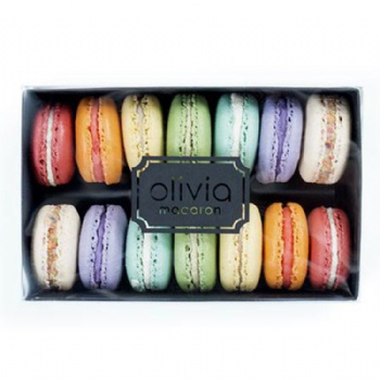  Macaroon Gift Boxes Set With Clear Window	