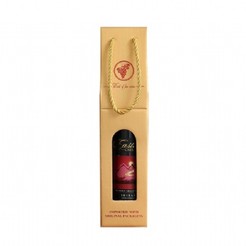  2 Bottles Of Wine corrugated Box With Window	