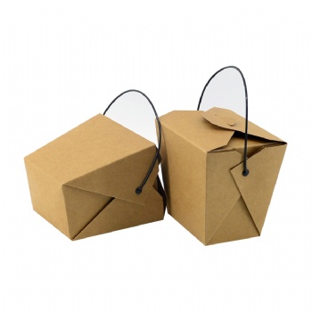  Noodle Kraft Paper Take Away Box	