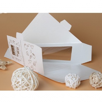  Ivory Board Sandwich Paper Display Box	