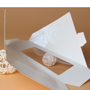  Ivory Board Sandwich Paper Display Box	