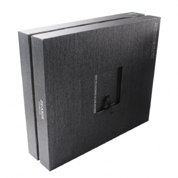  Luxury Black Paperboard Wine Box	