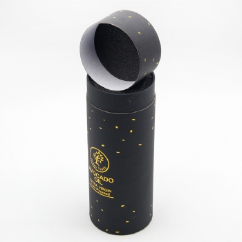  Cylinder Wine Tube Box with Foam Inside	