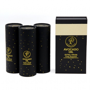  Cylinder Wine Tube Box with Foam Inside	