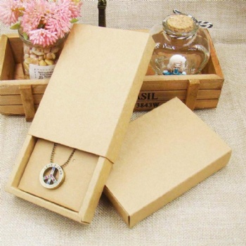  Kraft Paper Box for Necklace	