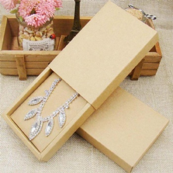  Kraft Paper Box for Necklace	