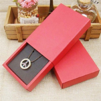  Kraft Paper Box for Necklace	