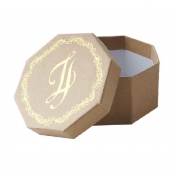 Kraft Paper Hot Stamp Gift Box