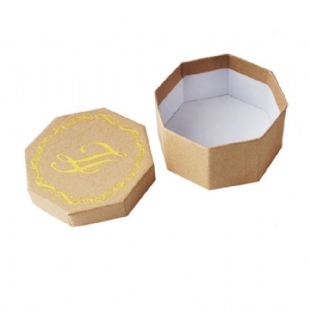  Kraft Paper Hot Stamp Gift Box	