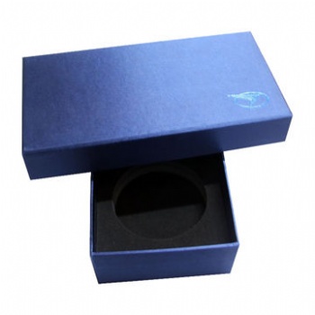  rigid box with foam or sponge insert	